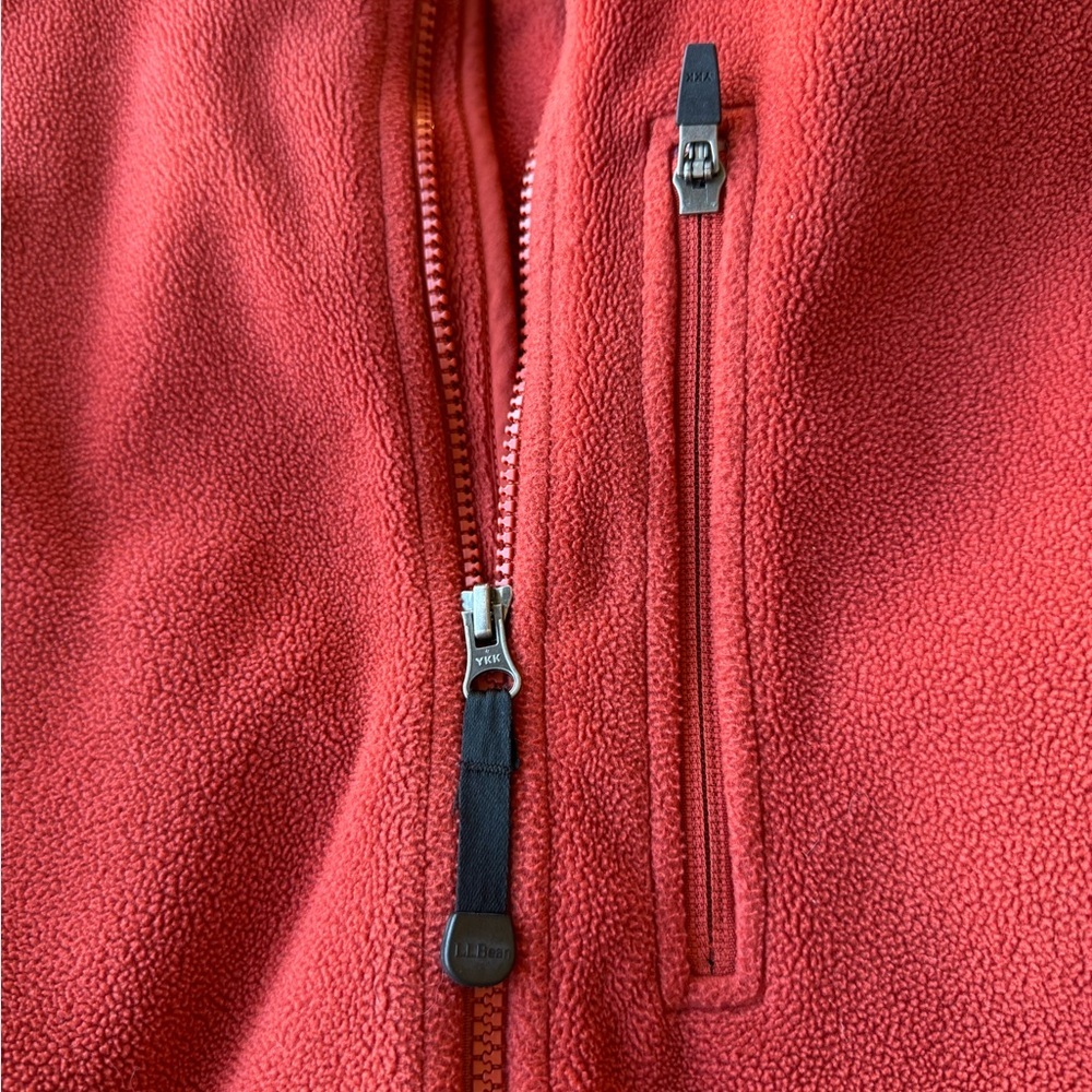 L.L. Bean Full Zip Fleece Vest - Picture 5 of 7